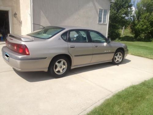 2002 gold chevrolet impala ls, 105k miles, all offers considered, must go!!!