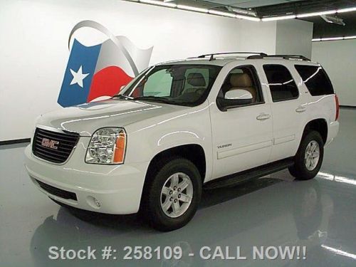 2013 gmc yukon slt 8pass heated leather rear cam 31k mi texas direct auto