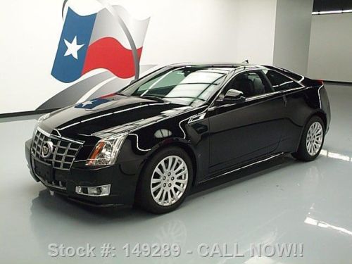 2012 cadillac cts 3.6 coupe htd leather rear cam 24k mi texas direct auto