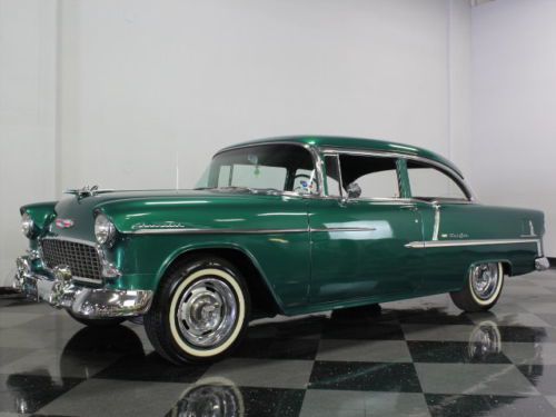 Very strong running 55 chevy, 4 speed manual trans, nicely built 350ci