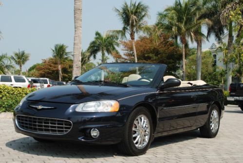 2002 Chrysler Sebring V6 LIMITED Convertible 83K Leather CD ABS 16in Chrome, US $7,950.00, image 6