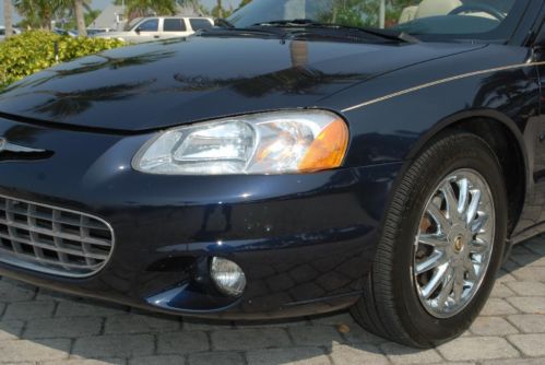 2002 Chrysler Sebring V6 LIMITED Convertible 83K Leather CD ABS 16in Chrome, US $7,950.00, image 20