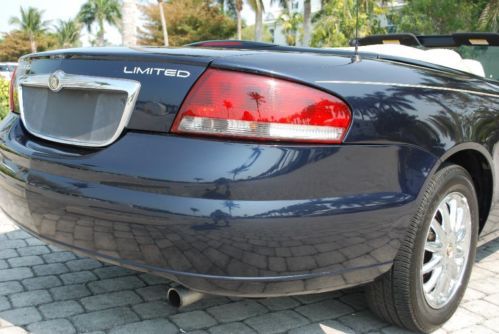 2002 Chrysler Sebring V6 LIMITED Convertible 83K Leather CD ABS 16in Chrome, US $7,950.00, image 26