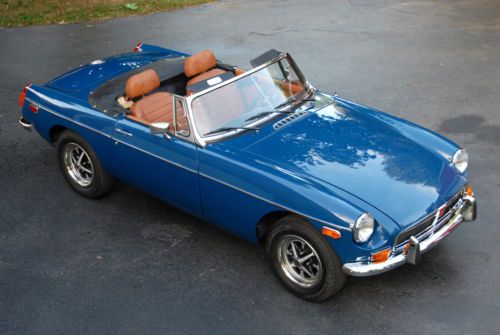 1978 mgb roadster with overdrive transmission
