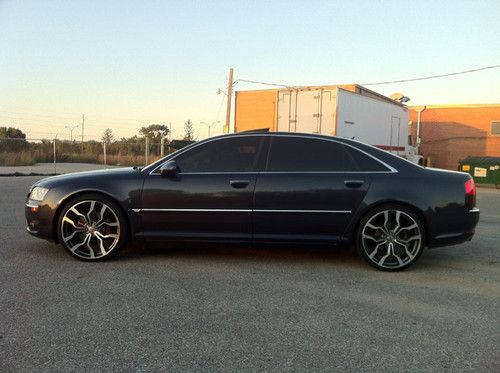 2006 audi a8 l. perfect! rare color combo 22 in r8 wheels. all options serviced!