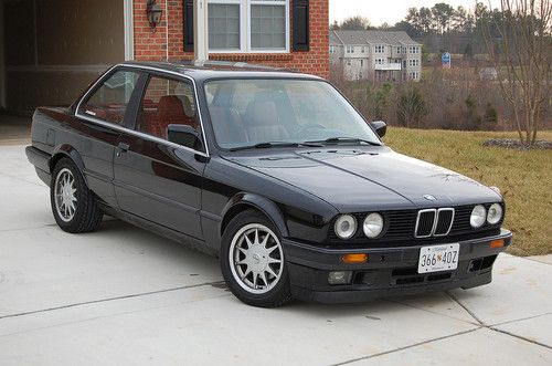 Bmw e30 black, 1989 - m30b35 3.5 i6 engine swapped, rebuilt, upgraded (325i)