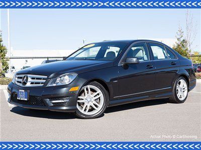 2012 c250 sport: certified pre-owned at authorized mercedes dealer, navigation