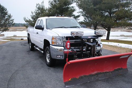 2008 chevy silverado 2500 hd 4x4 towing package western plow liner low resere