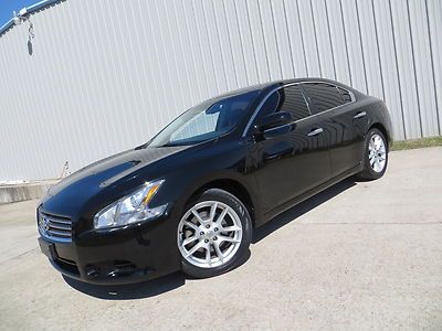 09 nissan maxima s v6 sunroof traction push-star 2-owners carfax clean tx
