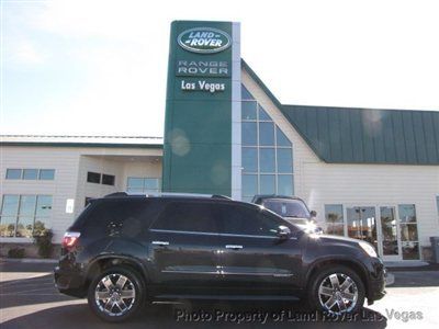 2011 carbon black acadia denali with navigation and rear dvd video system