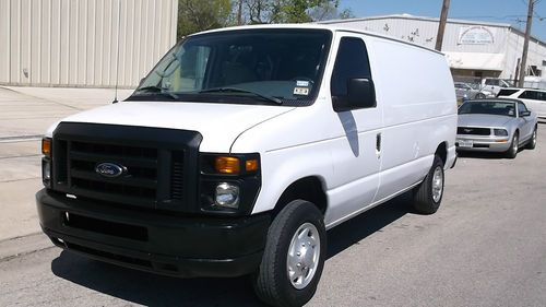 2008 ford e-150 cargo van auto v8 4.6l engine low miles