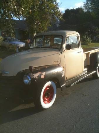 1952 chevrolet 5 window classic original pick up rare barn find 3/4