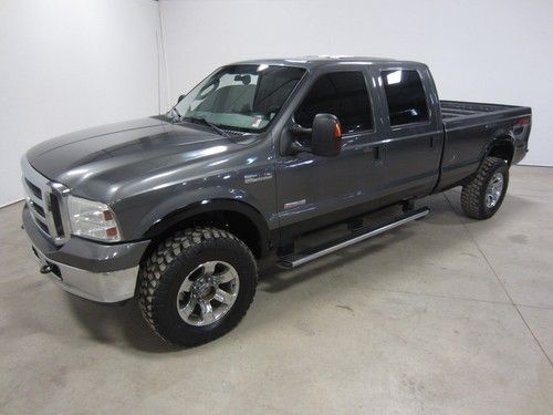 05 ford f350 6.0l turbo diesel manual 4x4 crew long utility 1 owner co 80 pics