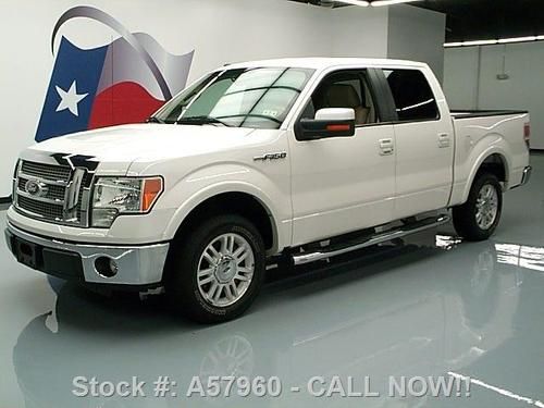 2010 ford f150 lariat crew 5.4l climate leather tow 34k texas direct auto