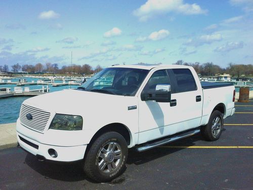 2008 ford f-150 lariat crew cab 5.4l 4x4 loaded -we finance- gorgeous  - chicago