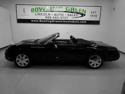 Evening black 1-owner we finance low miles convertible hardtop chrome wheels