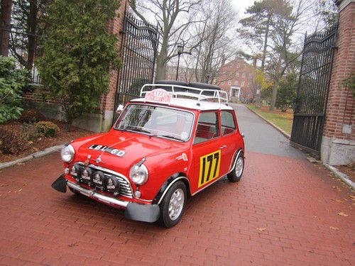 1973 mini cooper rally car replica