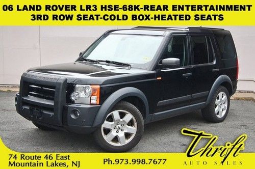 06 land rover lr3 hse-68k-rear entertainment-3rd row seat-cold box-heated seats