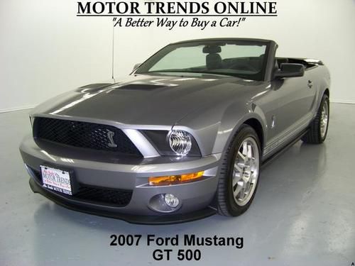 Shelby gt500 convertible shaker 500 brembo supercharged 2007 ford mustang 3k