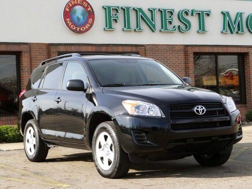 2012 (12) rav4 4wd tv-dvd black only 20k miles warranty one owner save huge