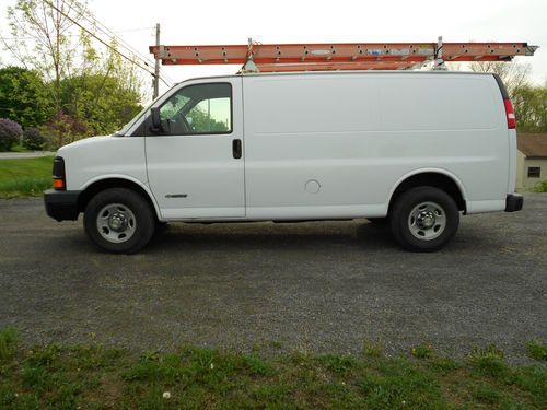 2006 chevrolet express service utility hv/ac truck van, only 83k miles