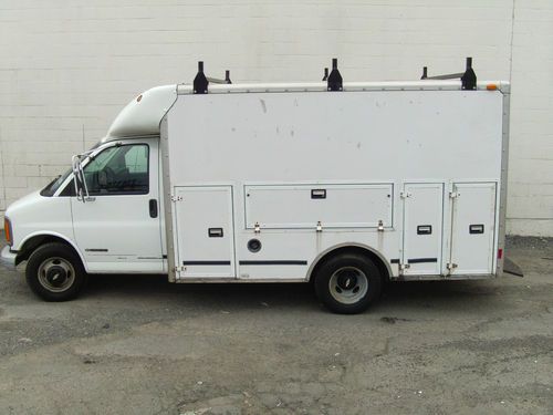 2000 chevrolet express g3500 service truck cargo work utility van mechanic