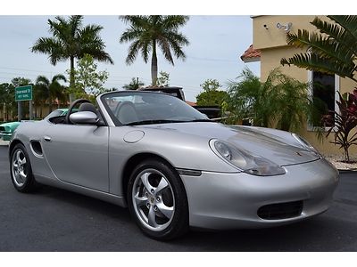 Florida convertible automatic sport 26k artic silver carfax certified leather