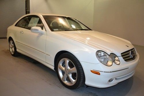 Mercedes benz clk-class coupe auto sunroof leather keyless clean carfax