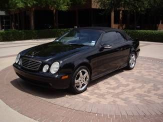 2003 mercedes clk 430 amg cabriolet black,clean carfax,amg sport wheels,nice