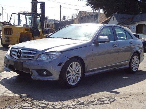 2008 mercedes-benz c300 sedan damaged salvage low miles priced to sell l@@k!