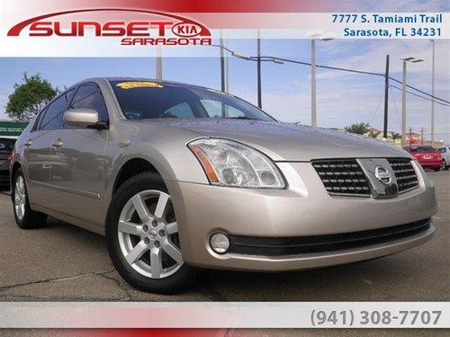 2004 nissan maxima 4dr sdn sl at nav sunroof leather