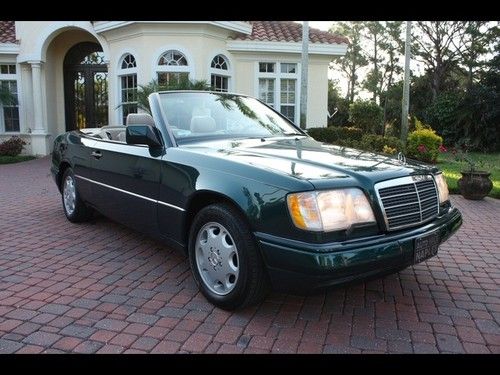 1995 mercedes-benz e320 cabriolet low miles convertible immaculate