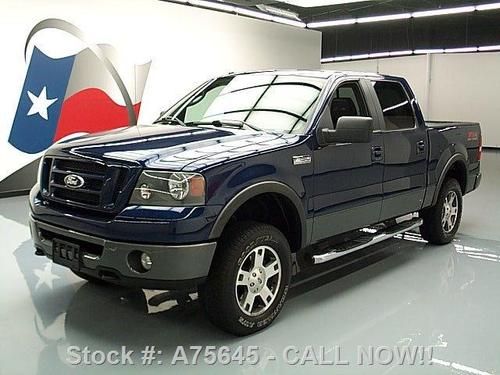 2007 ford f150 fx4 4x4 crew htd leather side steps 68k texas direct auto