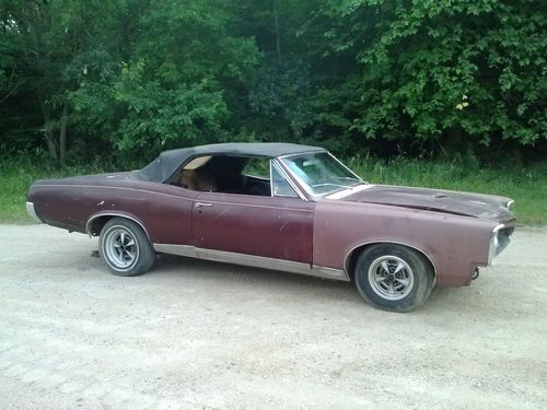 1967 pontiac gto convertible project