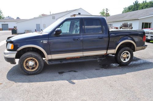 2001 ford f-150 lariat crew cab pickup 4-door 4.6l