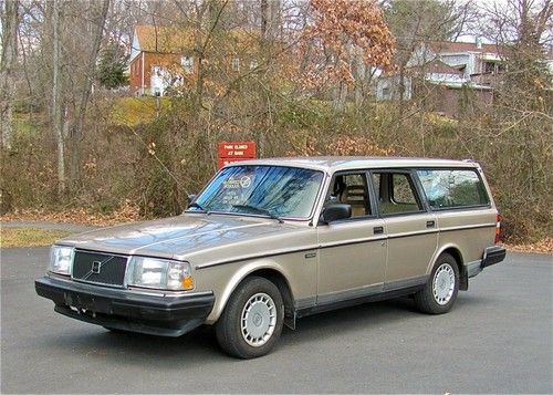 1989 240dl wagon fresh paint rust free third seat cold ac 56 pics no reserve!