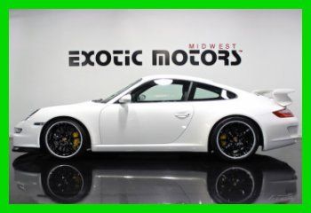 2007 porsche 911 gt3 carrera white ccb 12k miles one owner only $91,888.00!!!