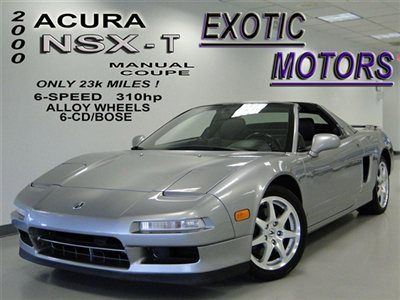 2000 acura nsx-t coupe!! gry/blk!! 6-speed bose/6-cd 310hp alloys only 23k-miles