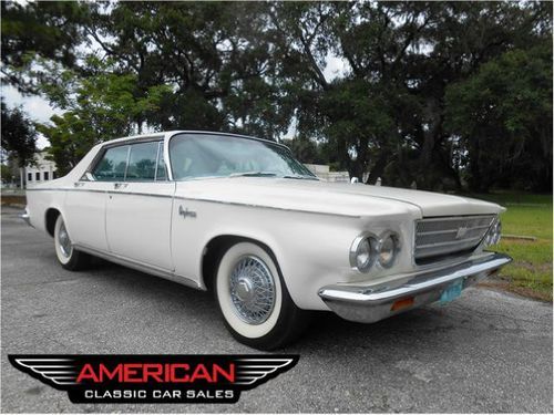 No reserve very nice 1963 chrysler newport with factory a/c ps pb pw