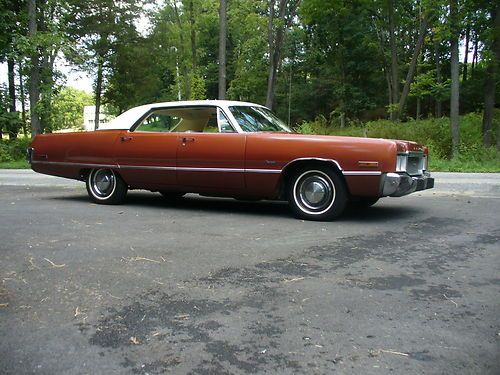 1973 chrysler newport navaho edition. rare. low miles. like cadillac,lincoln,etc