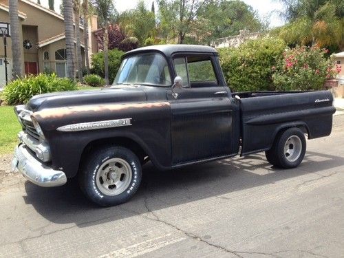 1959 chevy apache fleetside short bed southern california truck