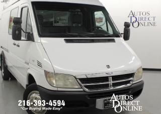 We finance 05 3500 high-ceiling w/1 owner/clean carfax partition a/c roof rack