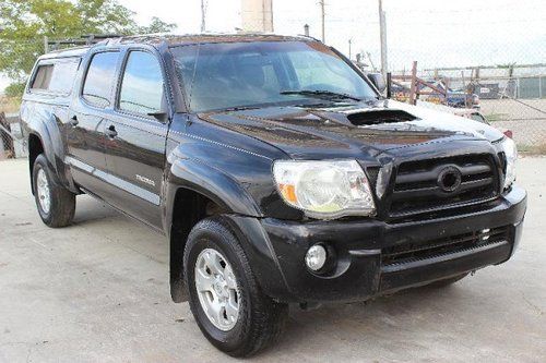 2011 toyota tacoma pre runner double cab damaged salvage only 34k miles l@@k!!
