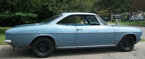 1966 corvair monza coupe.  110hp, automatic.  blue with blue interior. 91000k