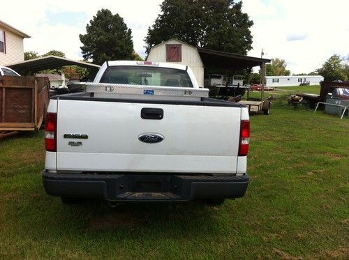 2007 ford f150 triton 4.6 white  nice work truck cold air one owner