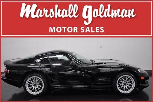 2000 dodge viper gts acr in black with black leather int 19,206 miles 6 spd