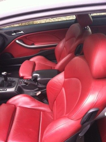 Sell Used 03 Bmw E46 M3 Coupe Jet Black Imola Red Interior