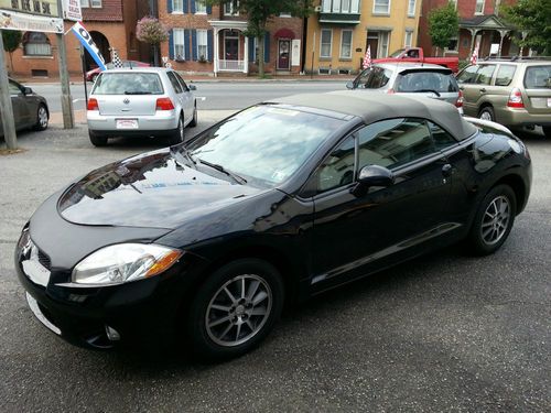 2008 mitsubishi eclipse spider gt convertible 6 speed manual v6 no reserve