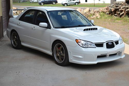 Used 2007 Subaru Impreza Wrx Tr Sedan 4 Door 2 5l Awd Turbo 2007 Subaru Impreza Wrx Tr Sedan 4 Door 2 5l Awd Turbo Charged Pearl White