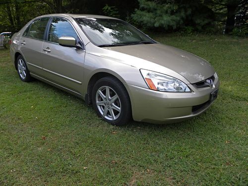 Accord ex-l v6 leather roof low miles excellent cond
